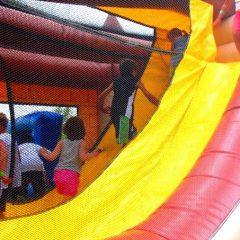 Moon Bounce interior Inflatable Chicago Party Rentals