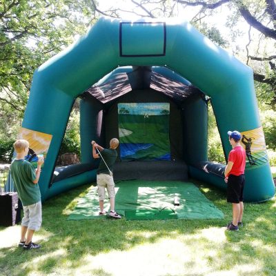 Golf-distance-caddy-Inflatable-Game-Chicago-Party-Rentals