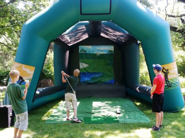 Golf-distance-caddy-Inflatable-Game-Chicago-Party-Rentals