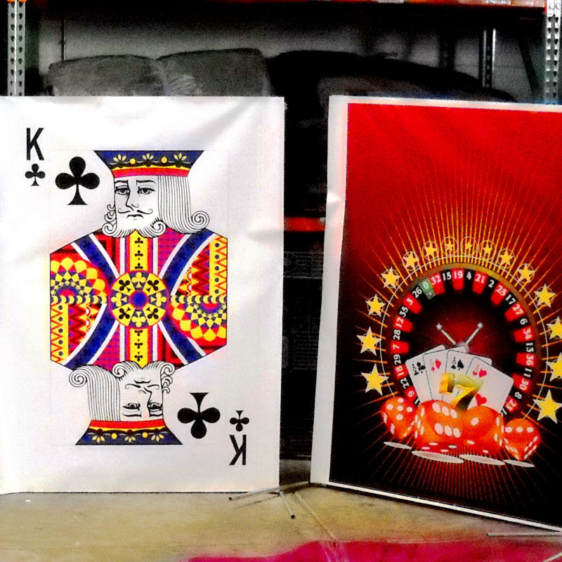 Life Size Playing Cards Clowning Around & Celebration Authority