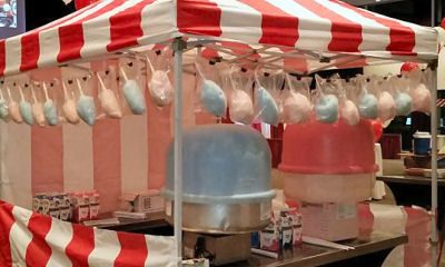 Rental Cotton Candy Station For Carnival Themed Event