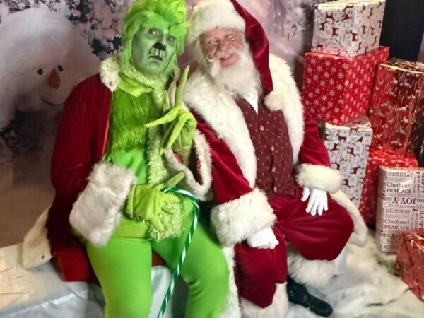 Santa and Grinch