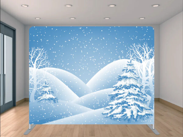 Photo Booth Backdrop Winter Holidays