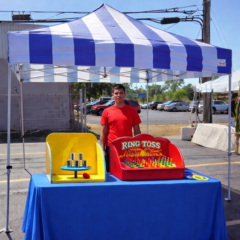 Blue and White Tent 2