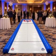Inflatable Curling Lane  Front View